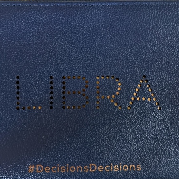 Cosmetic Zodiac Pouch LIBRA Indigo Blue - Picture 2 of 4